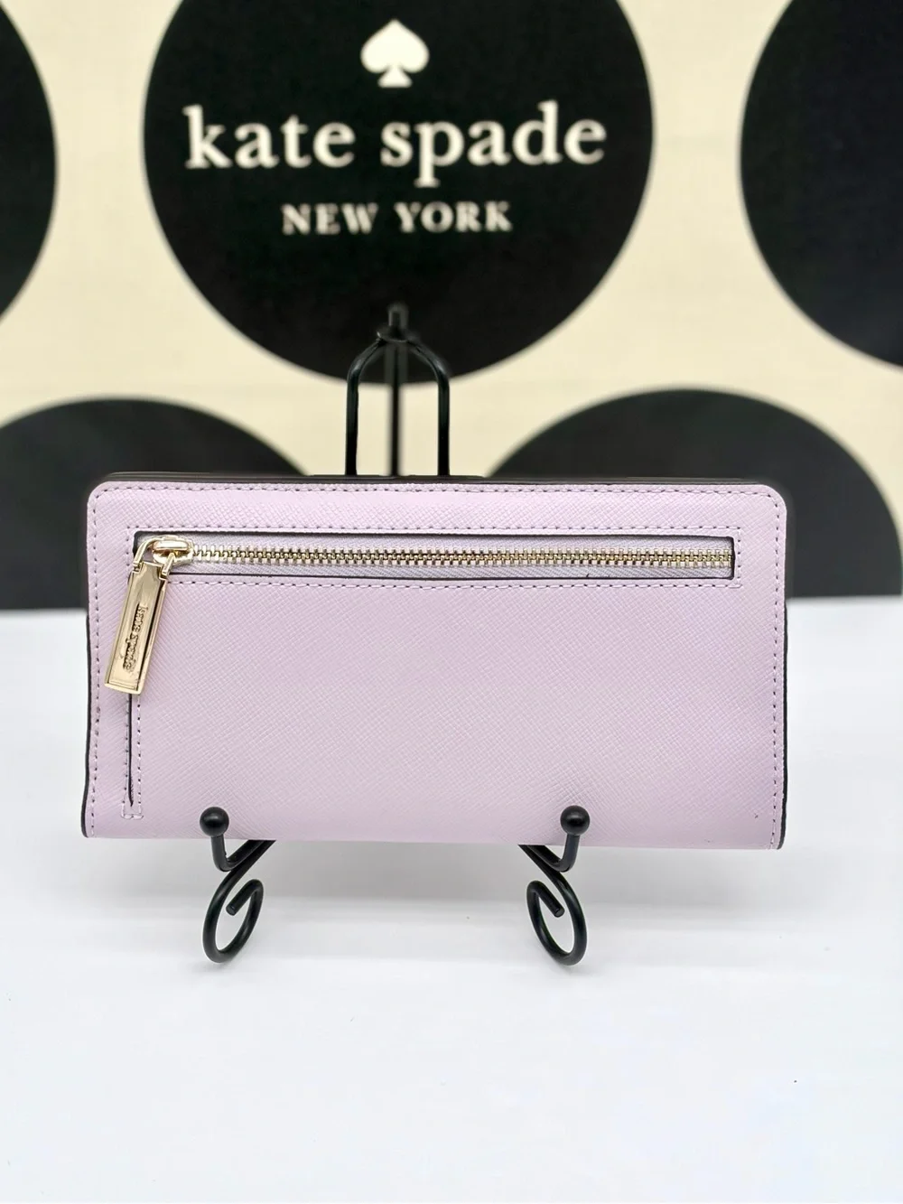 kate spade New York Lilac Saffiano Continental Wallet
